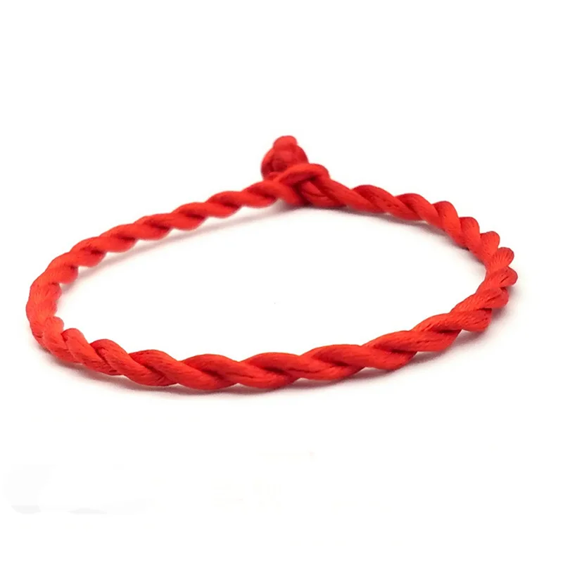 

2pcs/set Couple Bracelet Red Rope Lucky Bracelets or Anklet Men Women Cord String Line Handmade Jewelry Lover Gift