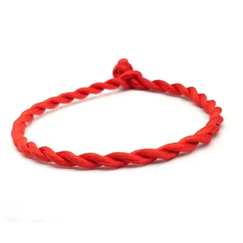 2pcs/set Couple Bracelet Red Rope Lucky Bracelets or Anklet Men Women Cord String Line Handmade Jewelry Lover Gift