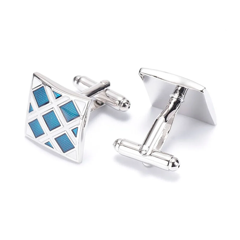 Buy Blue Color Cufflink Shirt Brand Cuff Buttons