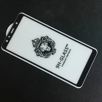 

50pcs/lot Full Glue Full Cover Tempered Glass Screen Protector For Samsung Galaxy A7 2018