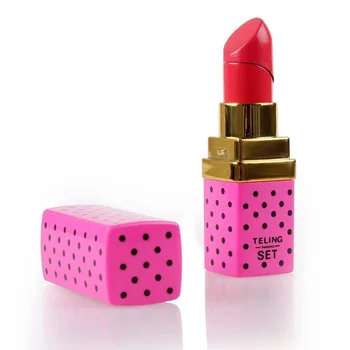 

Novelty Charming Lipstick Cigarette Lighter Refillable Cigar Tobacco Smoking Gas Lighter Pink Color