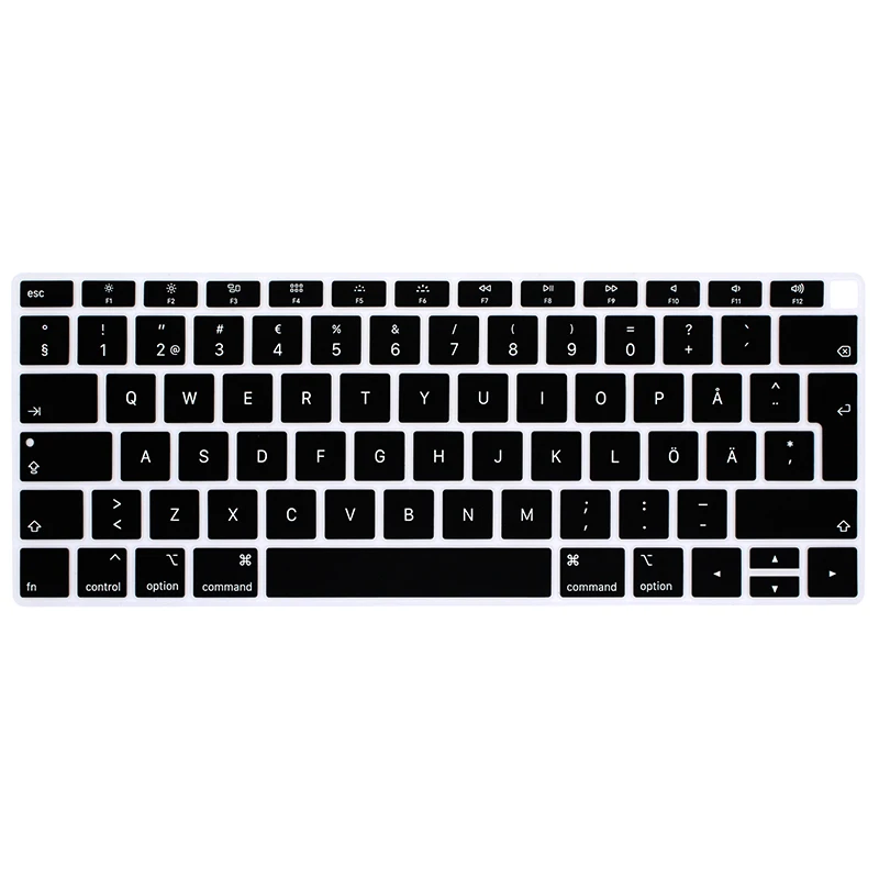 Чехол с клавиатурой из силикона для нового MacBook Air 13 A1932 2018|Чехлы клавиатуры| |