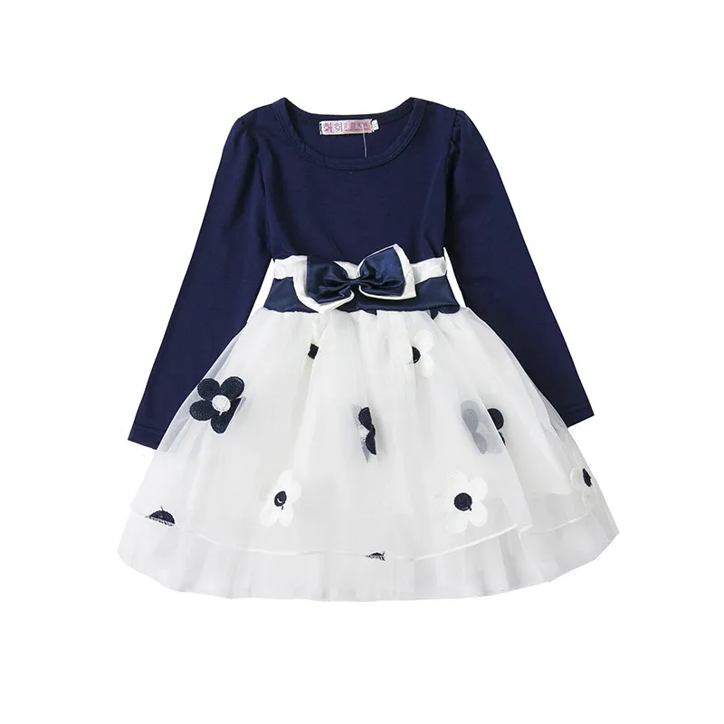 

Kids Dresses for Girls 2018 Winter Cotton Flower Baby Dress Clothes 1 year Newborn Girl Clothing vestido infantil de bebes fille