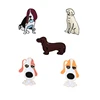 Free Shipping Fashion Cartoon Animal Brooch Metal Enamel Pins Badge 10 style Cute Dogs Shirt Sweater Denim Lapel Women Brooches ► Photo 3/6