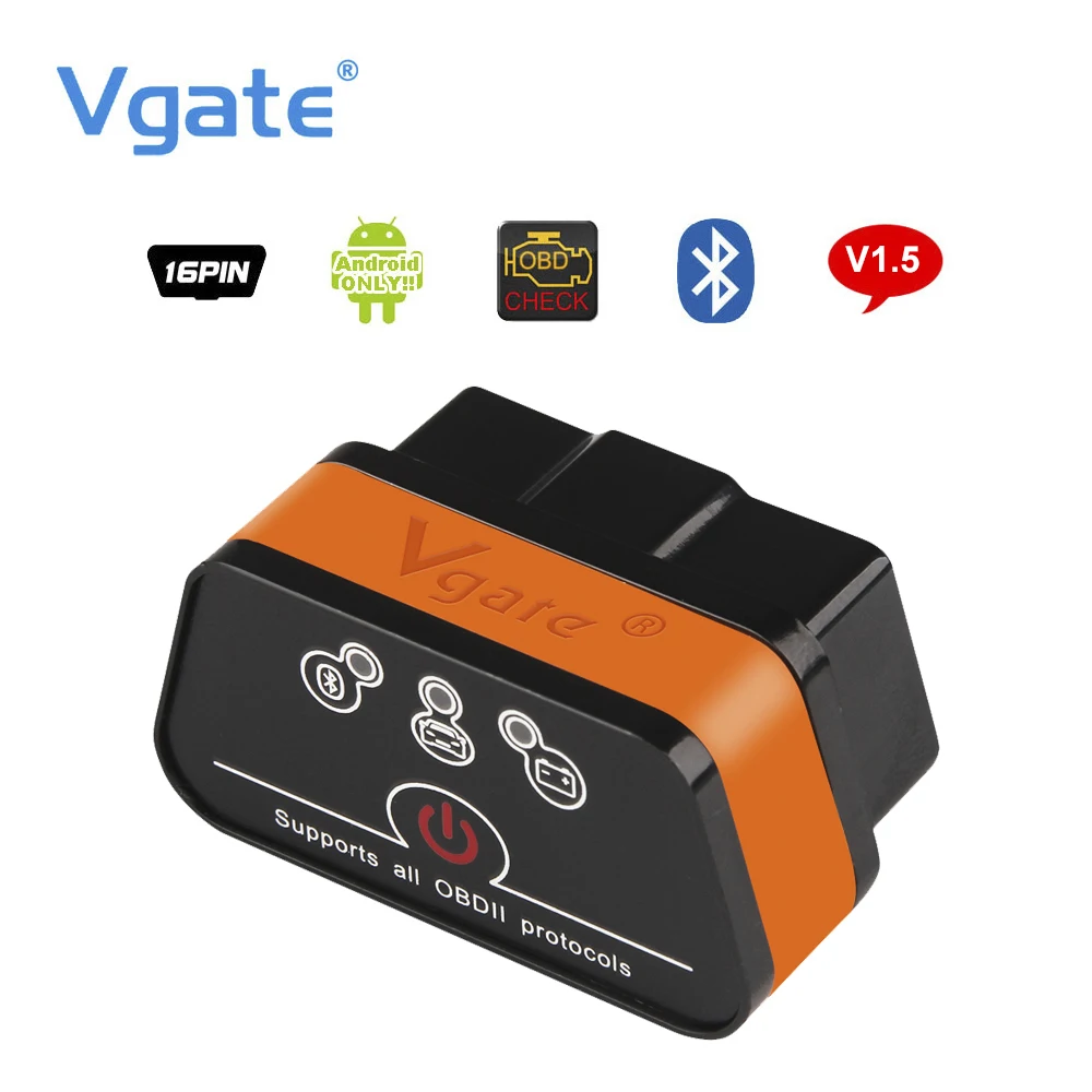 Vgate iCar2 ELM327 V 2.1 OBD2 Bluetooth Adapter OBD 2 ELM327 Bluetooth