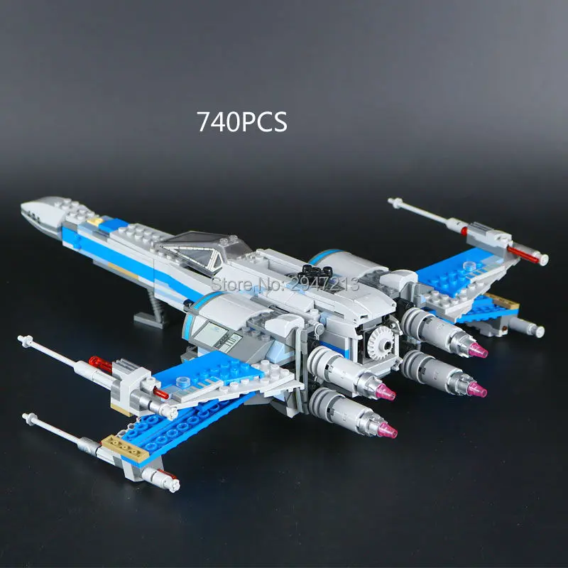 

hot compatible with lepin 75149 Star Wars new first poe x - wing fighter belt figure arms Building blocks Toys for children gift