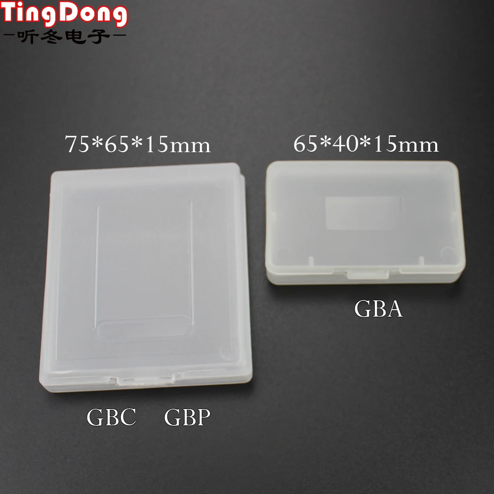 2 шт игровой картридж Пластиковые чехлы игровые карты коробка для хранения для nintendo GameBoy Pocket GBA GBC GBP защитный держатель чехол оболочка
