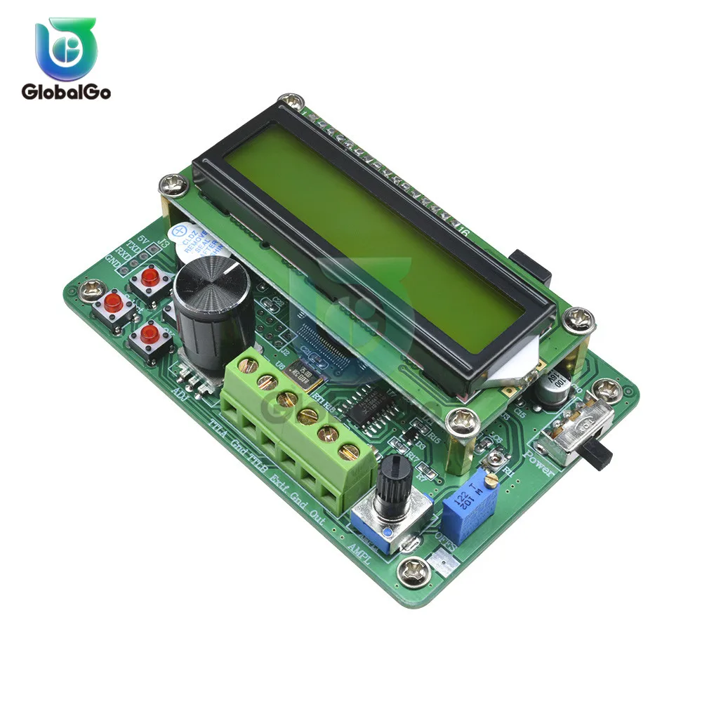 LCD1602 0,01 Гц-5 МГц DDS Функция генератор сигналов Модуль синуса Треугольники прямоугольную волну частоты выходной сигнал от транзисторно-транзисторных логических схем хранения Напомним счетчик