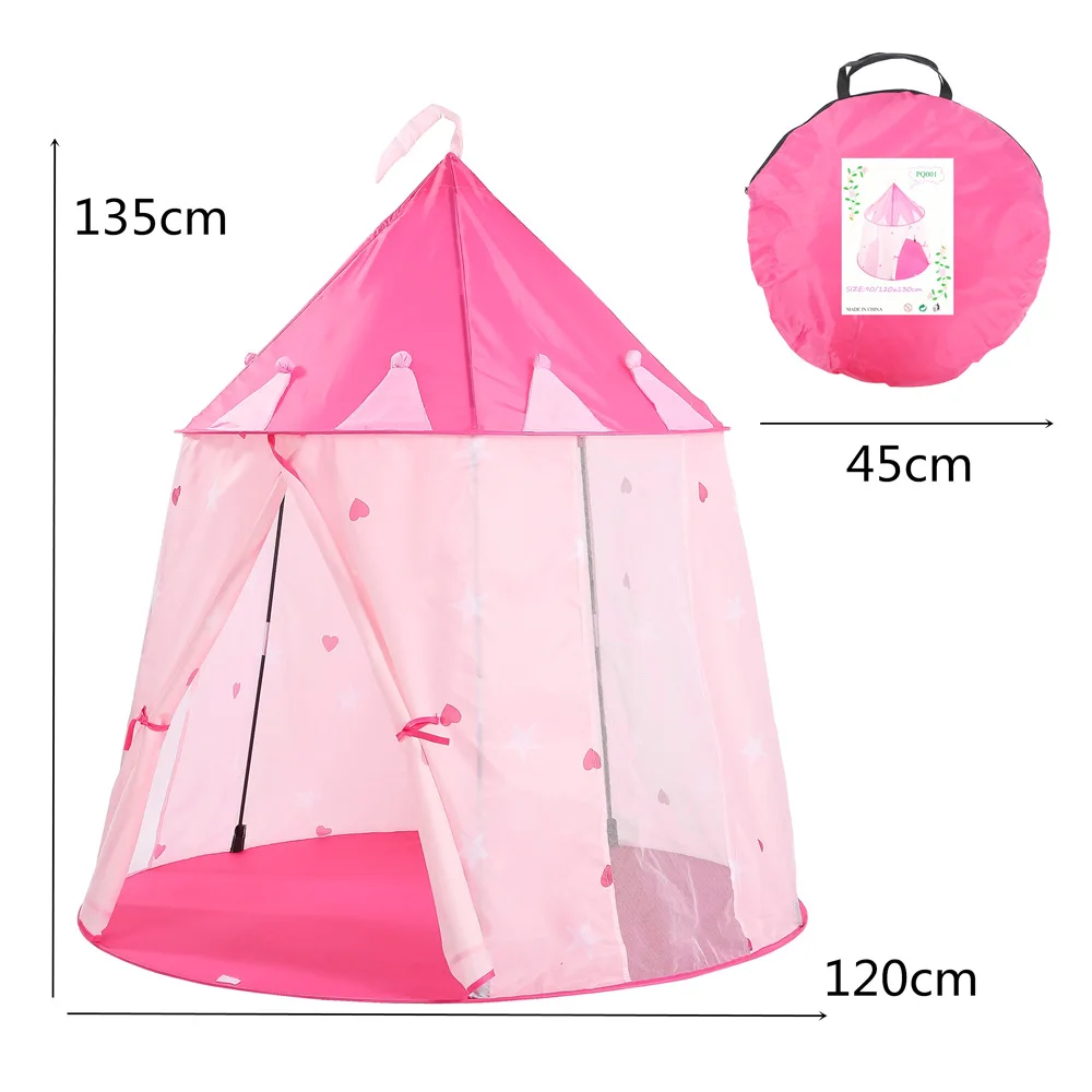 Двор детские палатки игрушки для детей и мамы наслаждаться открытый комнатные тапочки розового цвета замок детский домик для игр