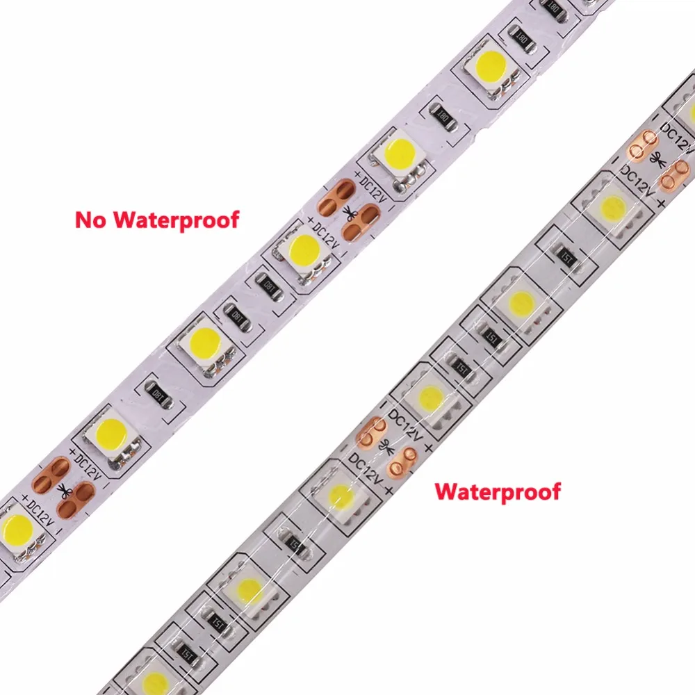 Нейтральный белый 5 м SMD 5050 Светодиодный светильник 4000-4500 к 5 м 300 светодиодный светильник s бар натуральный белый водонепроницаемый IP65 12 В