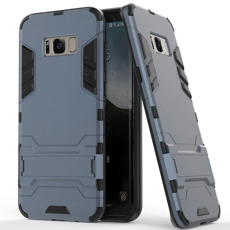 Cover Case for Samsung Galaxy S8 Plus Hybrid Armor Holder Rubber Bumper Shockproof Hard Shell Phone |