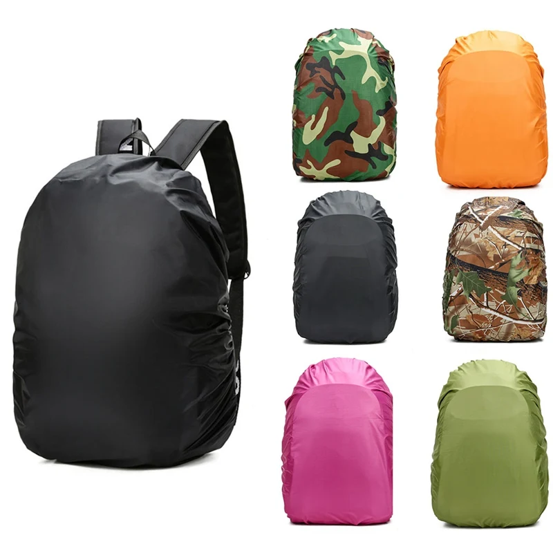 

1pcs Nylon Army Green Camouflage RainCover 35-45L Lightweight Waterproof Backpack Bag Rain Cover For Travel Bag