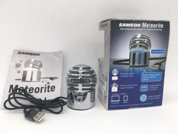 

Original SAMSON Meteorite USB condenser microphone computer notebook recording for Skype,FaceTime and voice recognition software