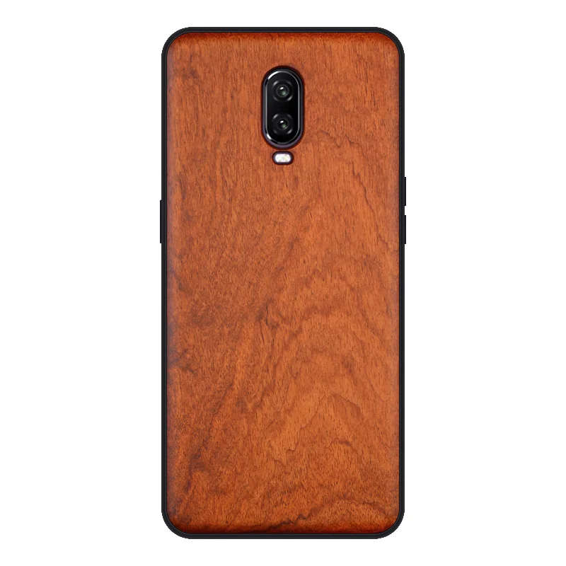 Реальная фотография для One Plus 7 Pro 6T 6 5T дерево + чехол винтажный противоударный