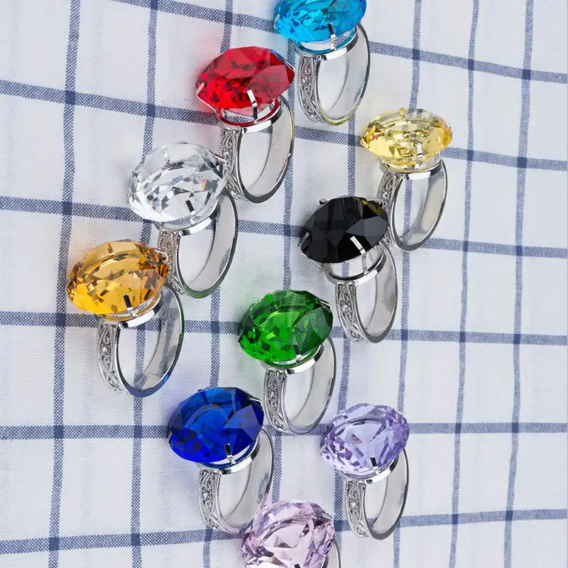 8pcs Set Napkin Rings Crystal Gl Diamond Ring For Wedding Napkin Rings Crystal Gl Diamond Ring