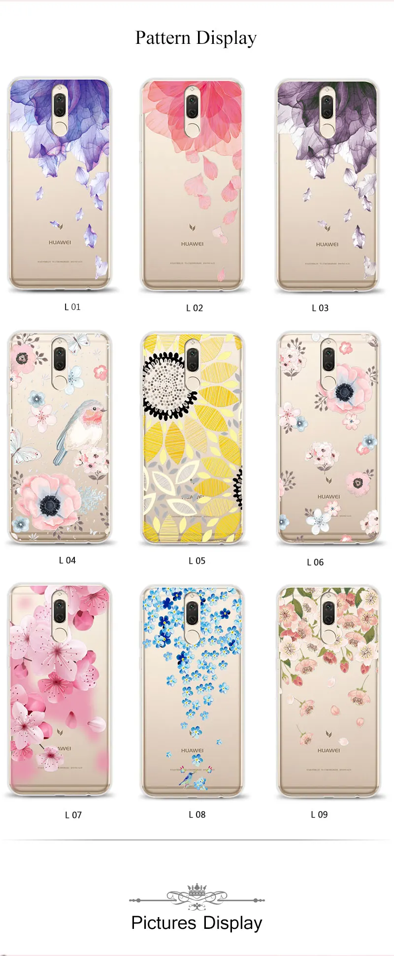 5.9 inch 3D Relief Phone Case Cover For Huawei Nova 2i Floral Cartoon Lace Soft TPU Covers Case For Huawei Nova 2i Coque Fundas