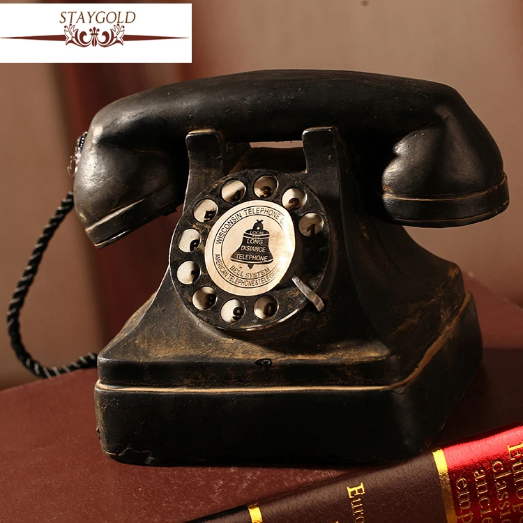 Винтажный домашний декор Zakka продуктовый ремесло украшения телефон|telephone