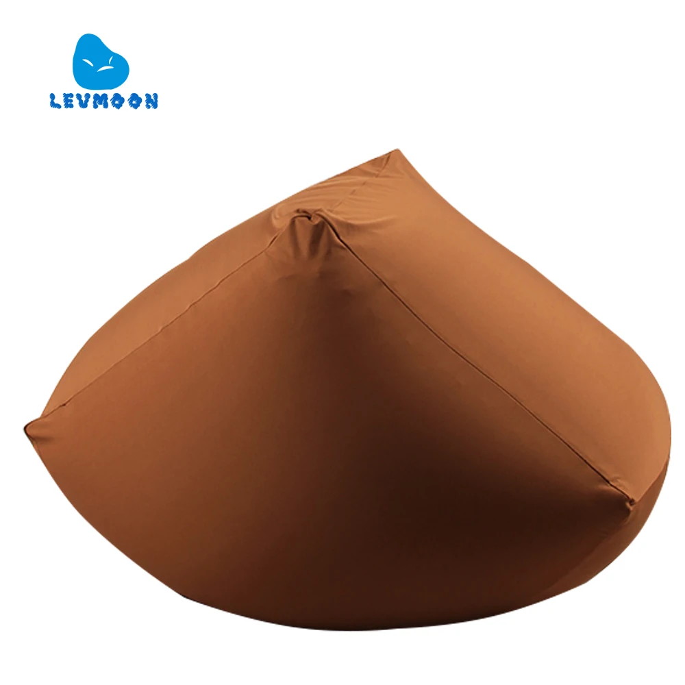 

Levmoon Square Beanbag Sofa Chair Adult Seat Zac Bean Bag Bed Cover Without Filling Indoor Beanbags