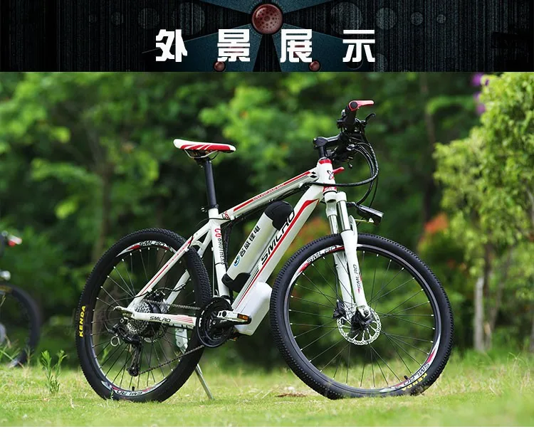 Flash Deal Original 26 inch 48V 500W 12A Lithium Battery Mountain Electric Bike SHIMAN0 27 Speed Electric Bicycle downhill ebike 15