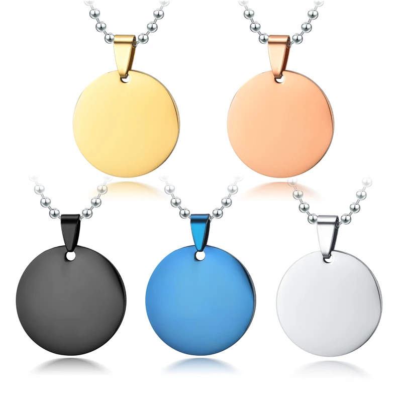 Dog tag stainless steel alloy pet ID card circular private metal PET ARTIST Engraved Custom Dog Collar Accessories Cat Puppy Dog tag stainless steel alloy pet ID card circular private metal PET ARTIST Engraved Custom Dog Collar Accessories Cat Puppy