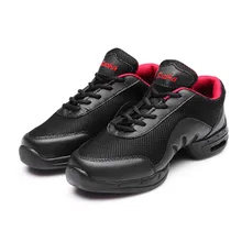 Черный Профессиональный сетки воздуха современный Танцы Спортивная обувь Обувь Джаз Обувь Zapatilla de deporte b58a