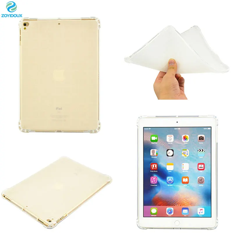 Silicon Case For iPad Pro 11 10.5 2018 9.7 Clear Transparent Case Soft