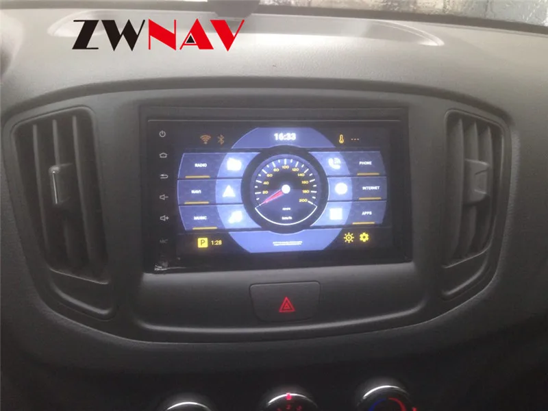 Discount 7 inch 2din DVD 1024x600 Android 6.0 Car Radio GPS Navigation Bluetooth USB 2 din Universal For Nissan VW Toyota Peugeot Player 17