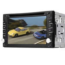 Pupug Win 8UI 6.2”double 2din Car DVD Player GPS Navigation Bluetooth audio Stereo DVD/FM/Radio with 4GB map card for Gift auto