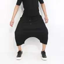 Летние хлопковые Модные шаровары мужские низкие брюки со стрелкой pantalones hombre брюки карго для мужчин pantalon homme