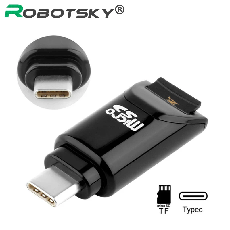 

High Speed USB Type C Card Reader Micro SD TF Memory Card Reader for Macbook Samsung Galaxy