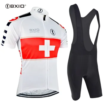 

BXIO Cycling Jersey Sets Promotion Item Short Sleeves mtb Skinsuit Ropa Ciclismo Bike Sportwear Cycling Clothing BX0209W001