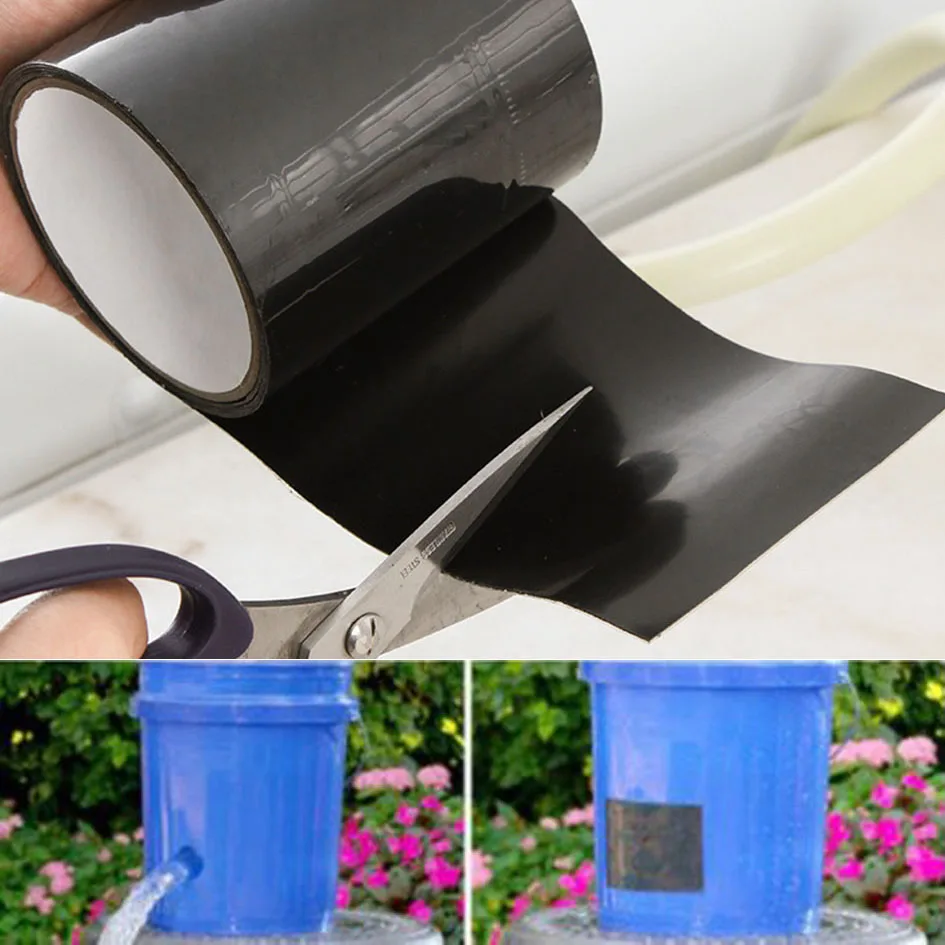 150x10cm Super Strong Fiber Waterproof Tape Stop Leaks Seal Repair Tape Performance Self Fix