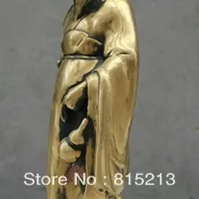 Bi0054 9.2 ''Китайский Народной Культуры бронзовая статуя Известный врач Вс Simiao Скульптура