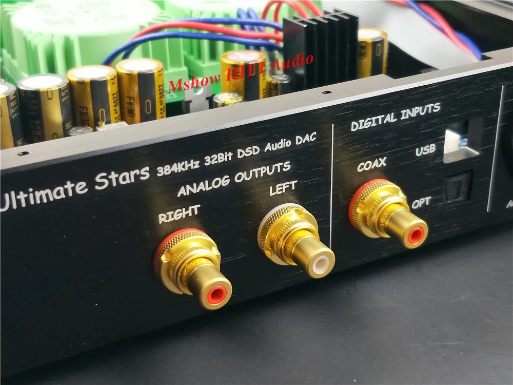 Ustar AK4497 AK4497Q ЦАП HIFI декодер звукового сигнала AK4118 форматы pcm и DSD 384 K + вариант XMOS XU208