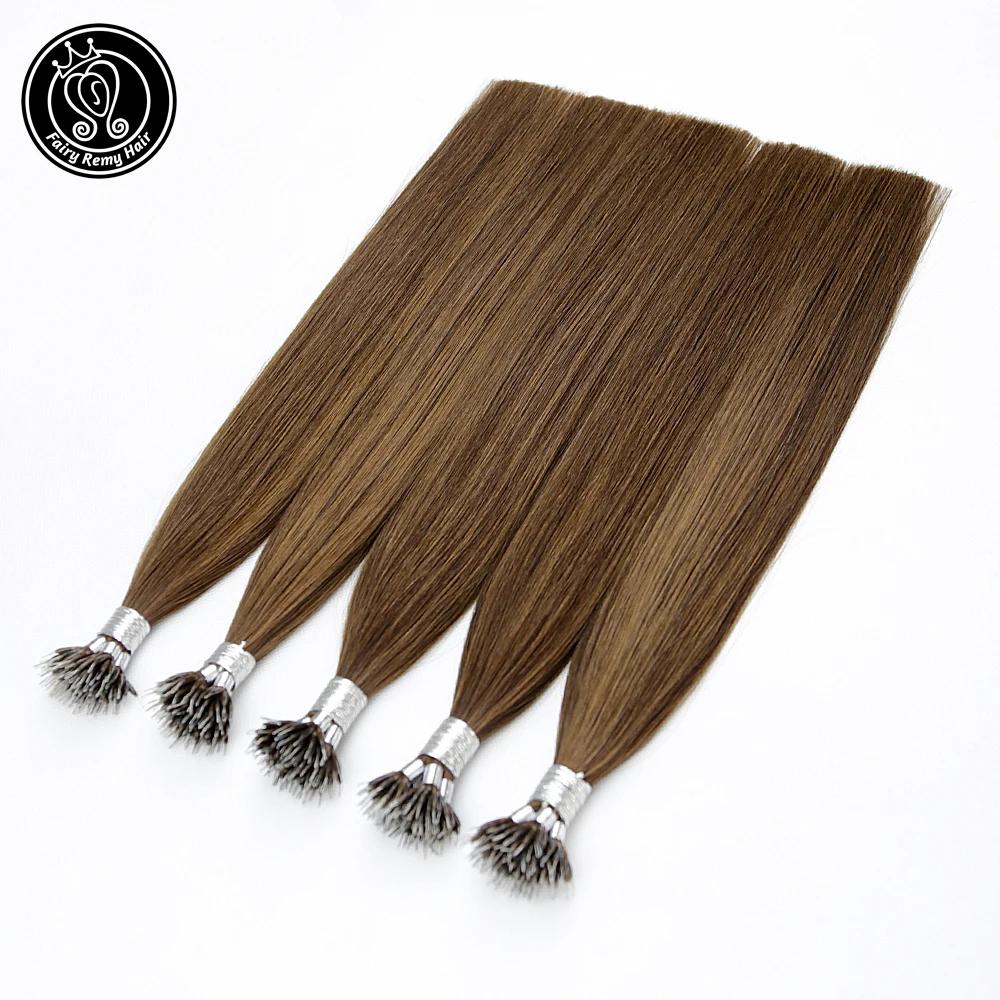 Сказочные волосы remy 16 &quot 22&quot Remy микро бусы человеческие для наращивания цвет