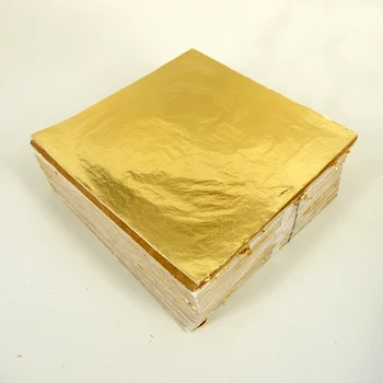 

1000 sheets 16x16cm Art Craft Paper Imitation Gold Sliver Genuine Copper Leaves - Foil Paper for Gilding Craft Decoration