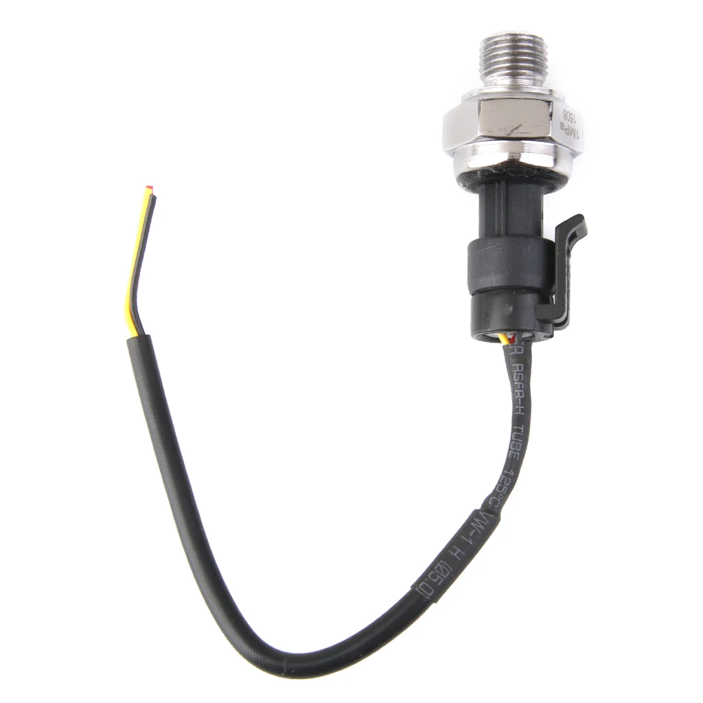 5V DC G1/4 Pressure Transducer Sensor 0-1.0MPa for Oil Fuel Diesel Gas Air