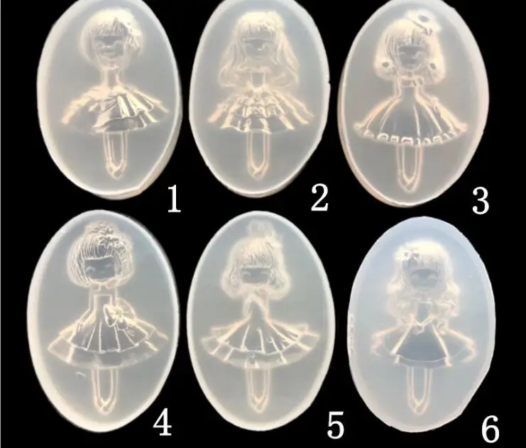 Шт. 1 шт. Прозрачная силиконовая форма для ювелирных изделий балерина девочка танцовщица Смола силиконовая форма ручной работы смола