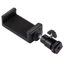 ^#Cheap 2 In 1 Mobile Phone Clip Holder 360 Ball Head Hot Shoe Adapter Mount Fit For Dslr Slr Camera ^#Cheap 2 In 1 Mobile Phone Clip Holder 360 Ball Head Hot Shoe Adapter Mount Fit For Dslr Slr Camera