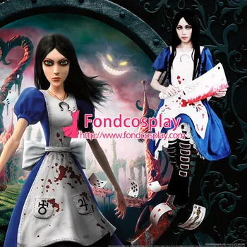 

Alice Madness Returns cotton maid Dress Game Cosplay Costume Custom-made[G997]