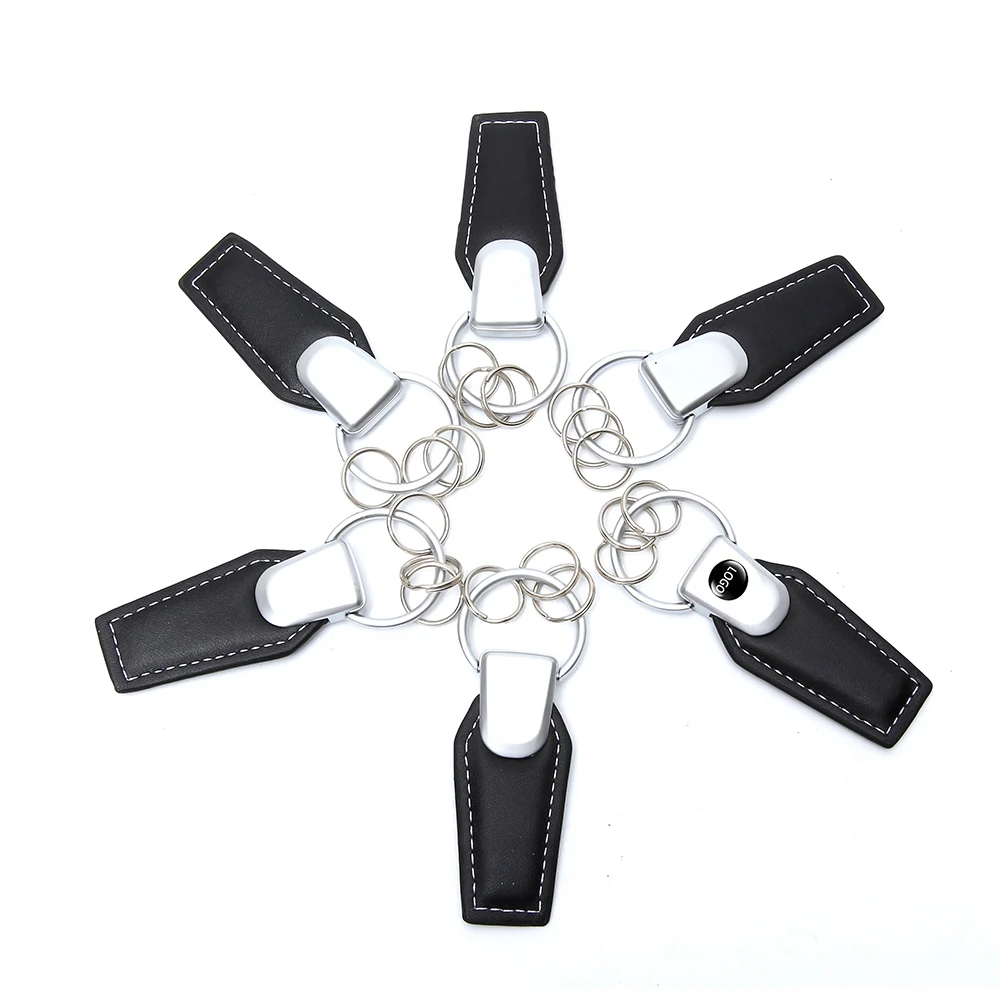 

1 Piece Simple Key Chains Holder Keyfob Genuine Leather Women's Keyring Keychain For Subaru Land Rover Kia Hyundai Buick Mazda