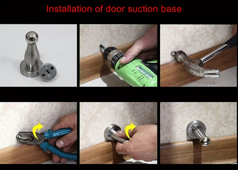 Stainless steel door stops