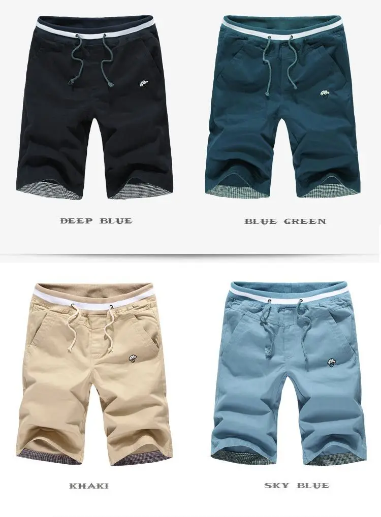 Новые летние модные мужские шорты досуг короткие брюки повседневные мужские шорты 4 цвета