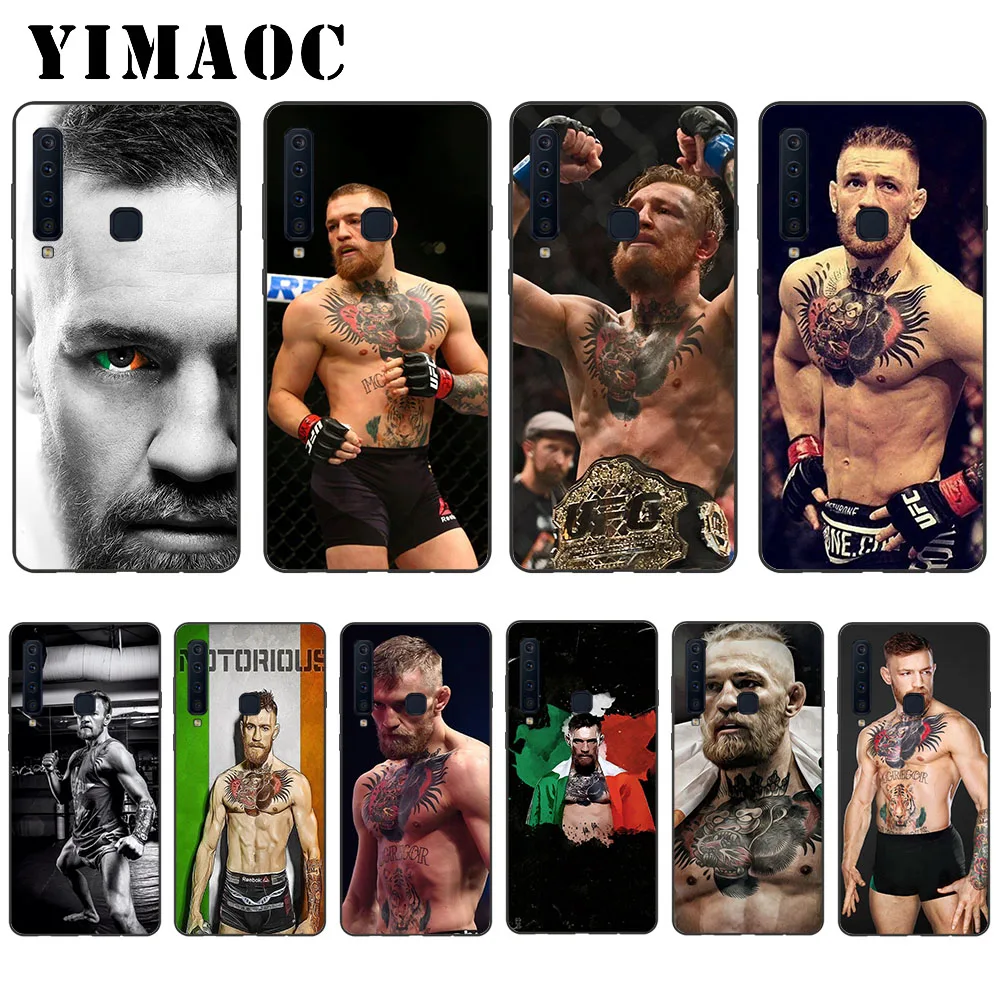 

YIMAOC Conor McGregor UFC Soft Case for Samsung Galaxy A3 A5 A6 A7 A8 A9 Plus Note 8 9 A10 A30 A40 A50 A70