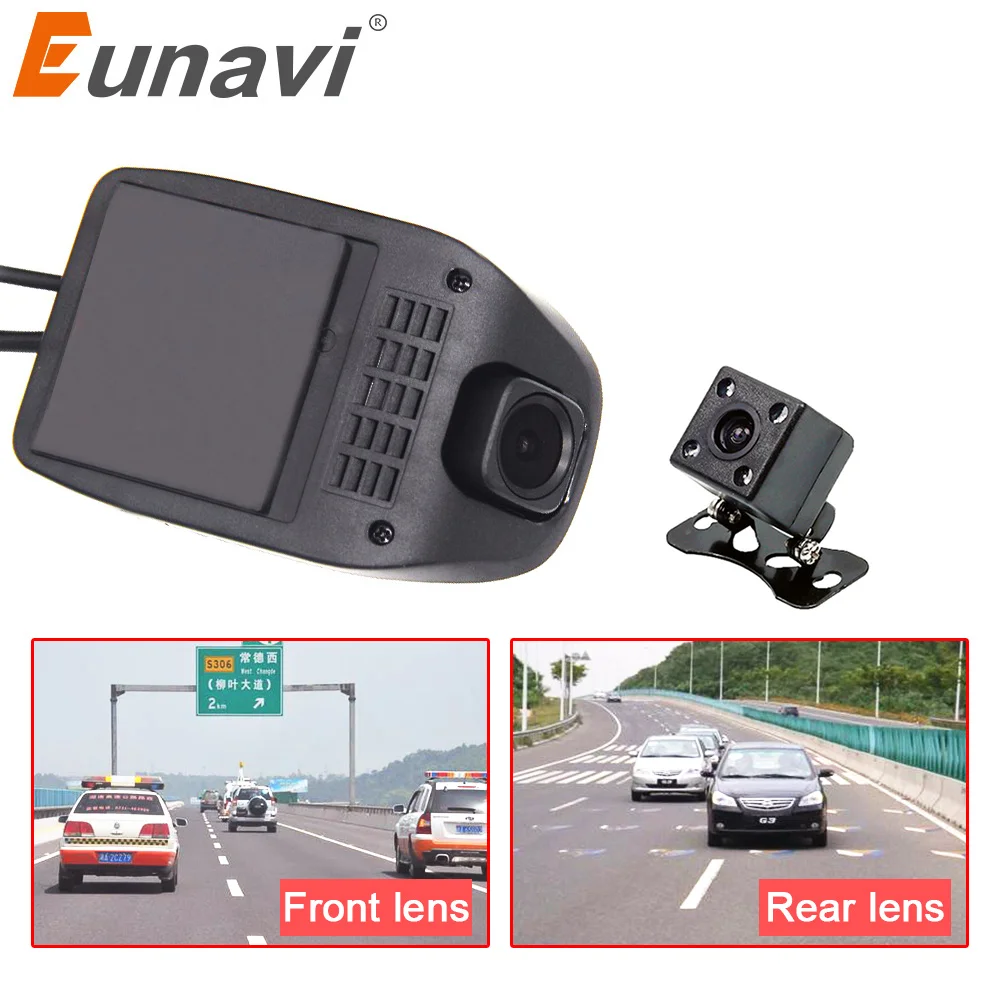  Eunavi coche DVR para coche Android radio DVD flash HD Visión Nocturna Puerto USB HD1080P Cámara DV