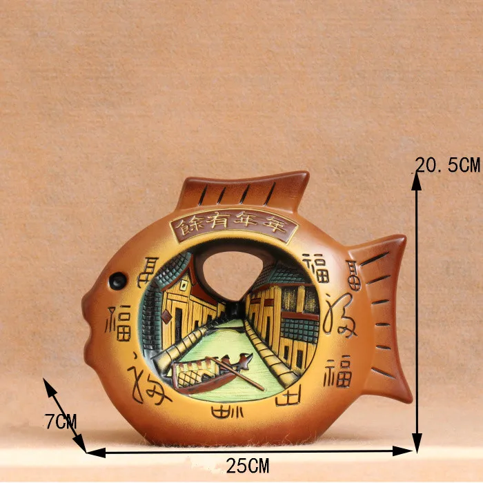 Fish Love Lucky креативный подарок китайский керамический Китай украшение ручной работы художественное искусство ден настольные украшения уникальный подарок Сюрприз подарок