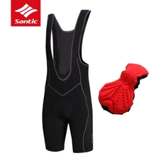 Santic Для Мужчин велосипедные шорты Лето Pro Pad Горная дорога велосипед шорты Мотокросс Горные Шорты Бермуды Ciclismo