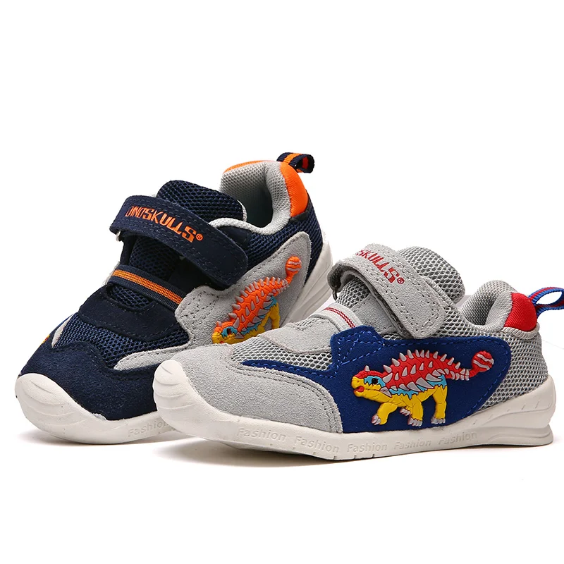 

Dinoskulls Infant Boy Shoes 3D Dinosaur Mesh Baby Sneakers Newborn Boys Soft Walking Shoes 2019 Fashion 1 Year Footwear