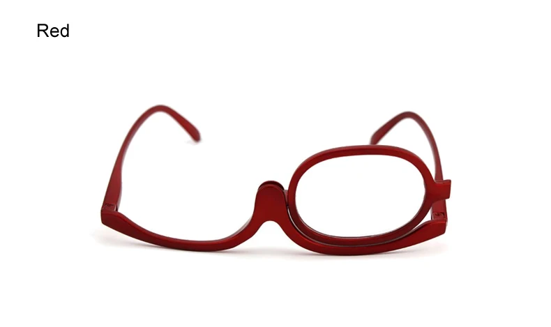 Два Oclock очки для чтения женские 1 линза вращающийся макияж Пресбиопия очки для зрения оптические очки+ 1,0/1,5/2,0/2,5/3,0/3,5/4,0