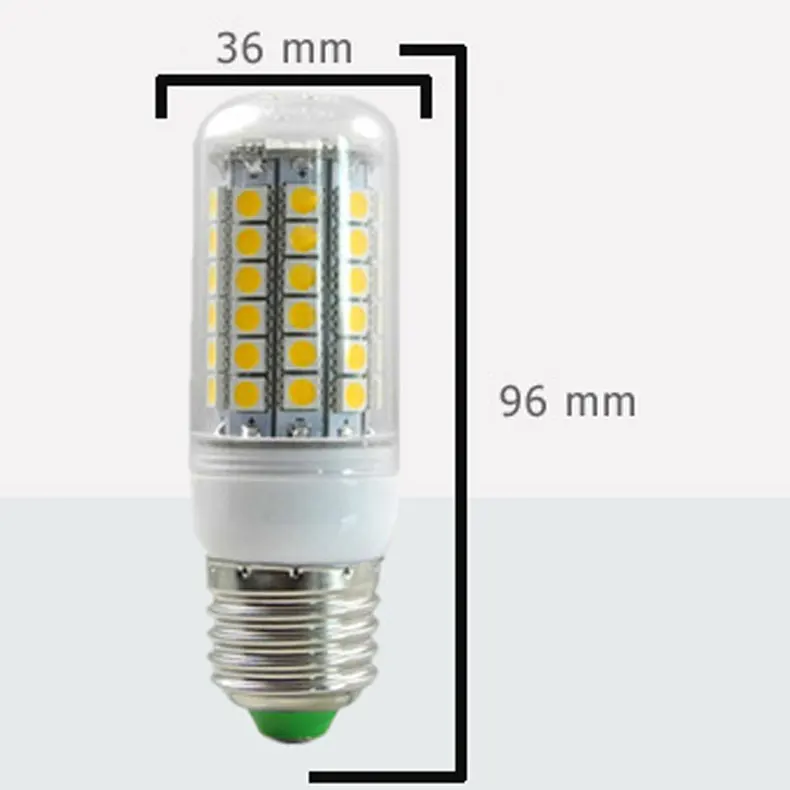 E27 8 Вт 69LED 5050SMD светодиодные лампы кукуруза светодиодные лампы энергосберегающие лампы кукуруза-M25